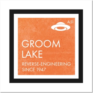 Groom Lake - Reverse-engineering since 1947 - alt image Posters and Art